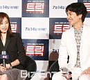 [BZ포토] 강예원, 김태훈, 촬영현장 생각에 웃음이~