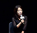 [BZ포토] '도리안그레이', 질의에 답하는 작곡가 김문정