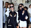 [BZ포토] 티아라 은정-소연, 극과 극 공항패션