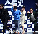 [BZ포토] 유지태-이다윗-이정현-정성화, 각양각색 볼링 포즈