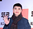 [BZ포토] 엑소 디오, 추위 녹이는 개구진 미소