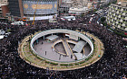 이란 대통령 헬기 사고 사망…광장 가득 메운 추모 인파 현장 모습