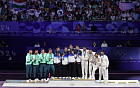 아시아 최초…펜싱 남자 사브르 단체전 금메달 '3연패 달성' [파리올림픽]