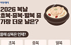 2026 복날…초복·중복·말복 중 가장 더운 날은? [그래픽 스토리]