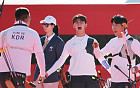이우석·김제덕·김우진, 인도 꺾고 남자 단체 금메달 [아시안게임]