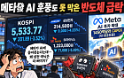 메타發 AI 훈풍도 못 막은 반도체 급락…코스피 'W자 반등론' 시험대
