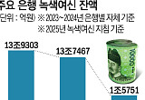  잣대 엄격해지니 1년 새 '90% 급감'…은행권 거품 빠졌다[녹색금융의 착시]