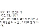 '촛불 꺼버리자' 정미홍, 또 SNS 구설수 "문재인 비선 실세, 김정은이냐"