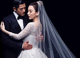 곽부성♥팡위안, 웨딩화보 공개…임신설엔 묵묵부답
