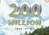 트와이스, K팝 여가수 역사 새로 썼다...'TT' 뮤비 2억뷰 돌파