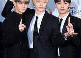 [BZ포토] 워너원 배진영-강다니엘-윤지성, '꾸러기 매력 뿜뿜'