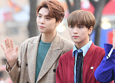 [BZ포토] NCT127 쟈니-해찬, 아침에도 기복없는 멋짐