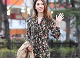 [BZ포토] 천단비, 꽃무늬 원피스 '봄향기 물씬~'