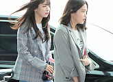 [BZ포토] 레드벨벳 예리-슬기, 자매처럼 닮은 공항패션