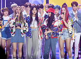 [BZ포토] EXID, 더쇼 1위 "멤버 솔지언니 감사해"