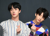[BZ포토] 방탄소년단 진-정국, 잘생긴애 옆에 잘생긴애