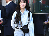 [BZ포토] AOA 지민, 귀여운 청청패션 '블랙으로 포인트'