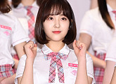 [BZ포토] '프로듀스48' 배은영, 다부진 파이팅