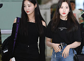 [BZ포토] 모모랜드 연우-나윤, 공항에서도 눈에 띄는 미모