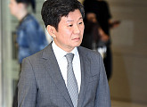 [BZ포토] 국가대표팀 격려차 해단식 참석한 정몽규 축구협회장