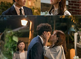 '아는 와이프' 지성X한지민, 끌림 입맞춤 1초전 '시선집중'