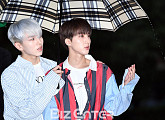 [BZ포토] 펜타곤 키노-후이, '비가 너무 많이 와~'