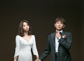 홍현희♥제이쓴, 웨딩 화보 '시크+우아함'