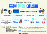 롯데컬처웍스, 영화관 문화누리카드 혜택 확대 시행 '함께 누리는 문화생활'