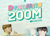 방탄소년단, ‘Dynamite’ MV 공개 나흘만에 2억뷰 돌파 '세계 신기록'