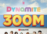 방탄소년단 ‘Dynamite(다이너마이트)’, 뮤비 조회수 3억뷰 돌파…통산 13번째