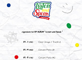 시그니처, 'Listen and Speak' 타임테이블 이미지 공개…본격 컴백 예열