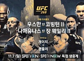 UFC 우스만vs코빙턴ㆍ나마유나스vs장웨일리ㆍ개이치vs챈들러…스포티비 나우ㆍ스포티비 온 생중계