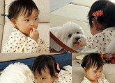 '슈퍼맨이 돌아왔다(슈돌)' 백성현, 딸 서윤이ㆍ강아지 블랑 애교에 함박웃음