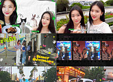 'LA 브이로그' 스테이씨, 산타모니카 해변→디즈니랜드… 나는 비주얼