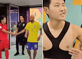 이강인, 네이마르와 유니폼 교환 요청 받아…윙크로 화답