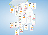[월요일 날씨] 전국 천둥ㆍ번개 동반한 비…체감 온도 33도 이상에 열대야