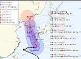 6호 태풍 카눈 이동경로, 새만금 잼버리 야영장 영향권…조직위 비상