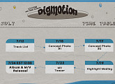 디그니티, 24일 가요계 출격…'Digmotion' 타임 테이블 공개