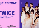 트와이스, 11월 21일 美 '아마존 뮤직 라이브' 출연 "K팝 아티스트 최초"