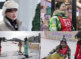 '살림남' 박서진 남매, 첫 스키 도전…효정, 훈남 스키 강사에 광대승천