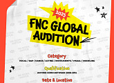 FNC, ‘2025 글로벌 오디션’ 개최