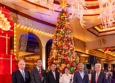 솔레어리조트, 트리 점등식…크리스마스 시즌 개막