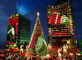 홍콩 겨울 축제 개막, 센트럴 크리스마스 타운 변신