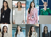 '세이렌' 박민영, 커리어우먼 룩의 정석