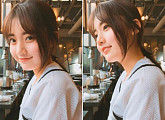 정다빈, 옥녀 옷 벗고 시구로 청순미 발산...우아한 와인드업 '눈길'