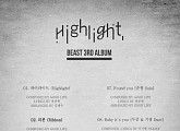 '7월 컴백' 비스트, 정규 3집 트랙리스트 공개