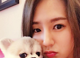 치어리더 박기량, 귀여운 강아지와 함께 '물오른 미모'