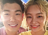 모델 송해나, 에릭남과 연인 포스? 뮤비 촬영장 '인증'