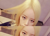 걸스데이 혜리, 파격 헤어 "금발 머리 소녀"