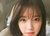 아이유, 셀카로 애정 공세 "이제 갈게요 뿅"